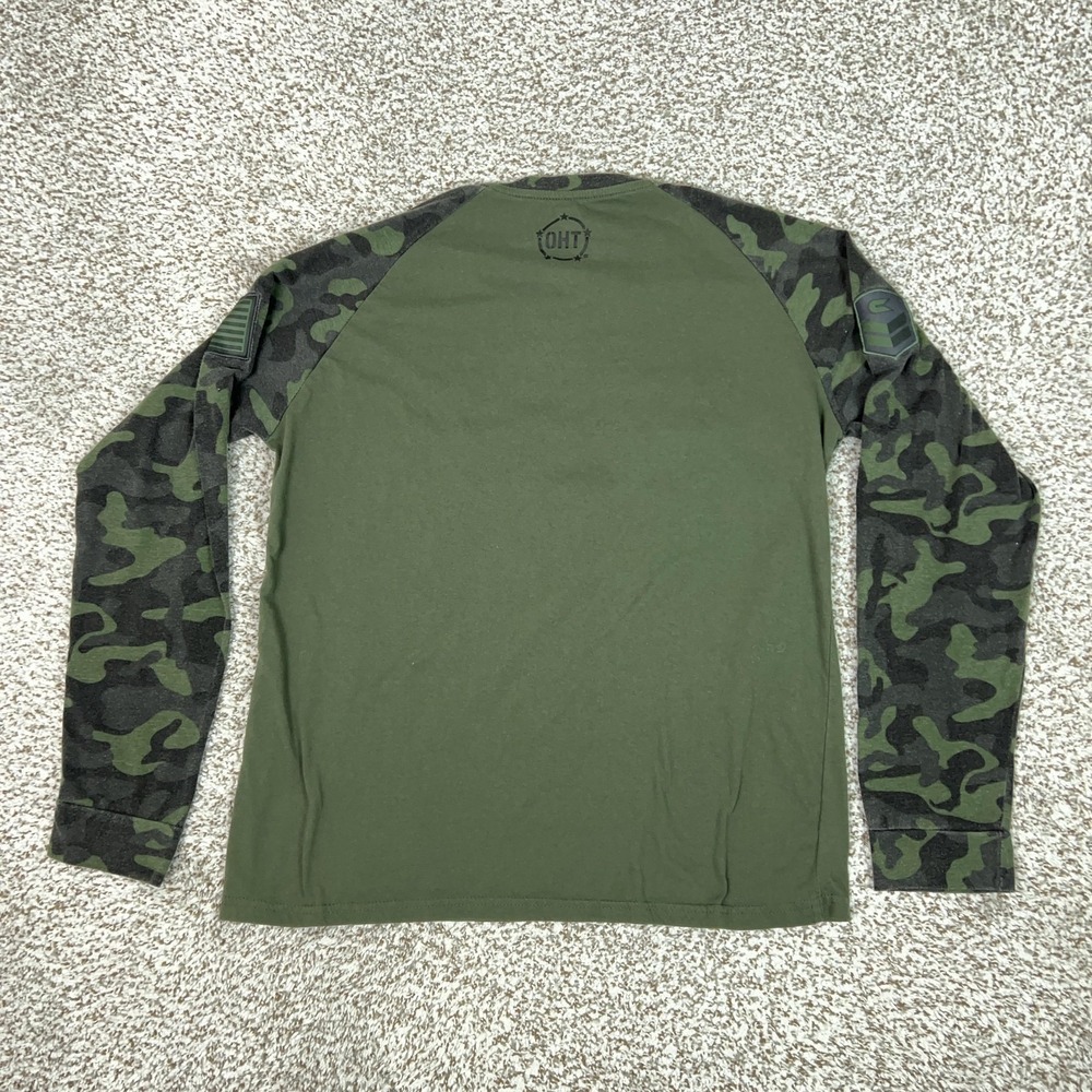 UCF Knights Shirt Mens Large Green Camo NCAA Football Colosseum Athletics - Picture 5 of 8